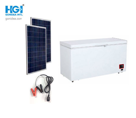 単一のドアのCBの太陽動力を与えられた冷凍庫DC 12V 350 Ltr 12.3のCf