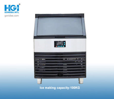 100kg商業自動氷メーカーの黒220lbs 36Lの水漕
